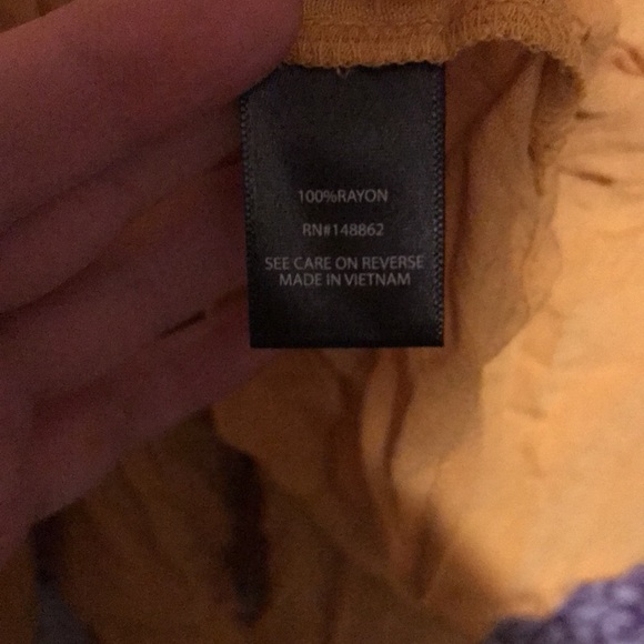 Torrid Crinkle Gauze long sleeve Tiered Top - Yellow Women's plus size 3 - Picture 7 of 7